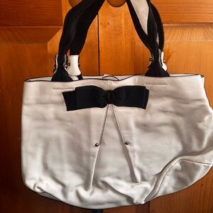 Salvatore Ferragamo rare leather purse with bow